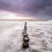 storm on the coast of Westkapelle