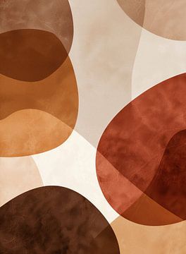 Warm shadows in earthy rhythm by Color Square