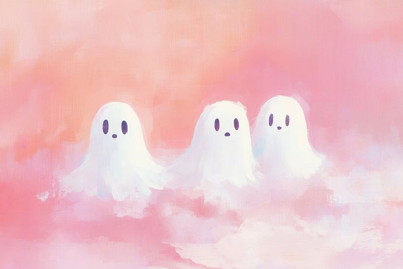 Amis spectraux mignons et bizarres par Floral Abstractions