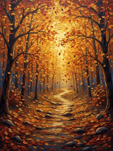 Het vergulde pad door het Amberbos