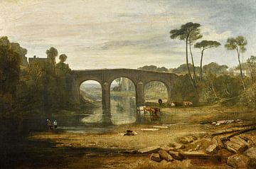 Pont et abbaye de Whalley, Lancashire, Joseph Mallord William Turner