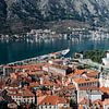 Uitzicht over Kotor, Montenegro van Dayenne van Peperstraten