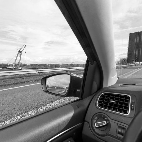 Open bridge at Delfzijl by Casper Smit