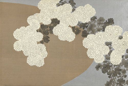 Chrysanten van Kamisaka Sekka, 1909