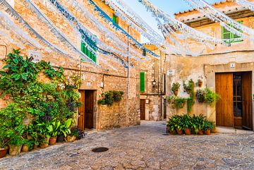 Idyllisch oud dorp Valldemossa op Mallorca, Spanje Balearen van Alex Winter