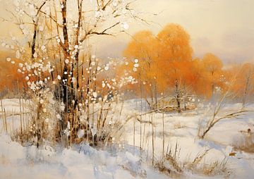 Winter-Wärme | Winter-Natur von Blikvanger Schilderijen