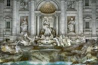 Trevi-Brunnen Rom von Joachim G. Pinkawa Miniaturansicht