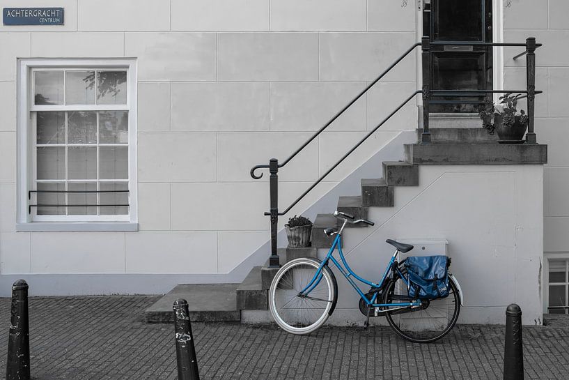 Blaues Fahrrad von Peter Bartelings