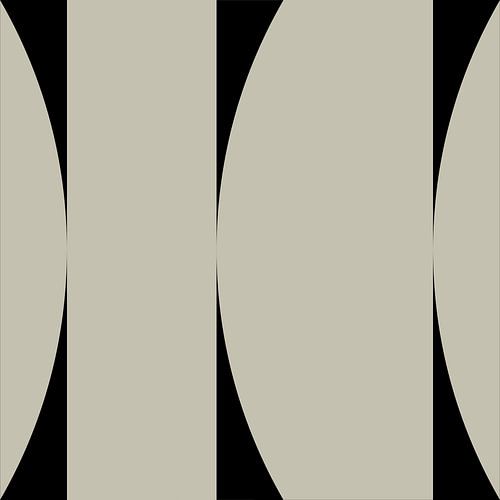 Zwarte geometrische vormen en lijnen nr. 4