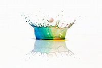 Falling drop 4