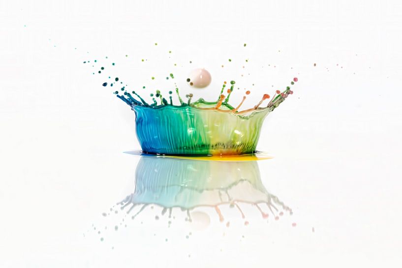 Falling drop 4 by Willem Klopper