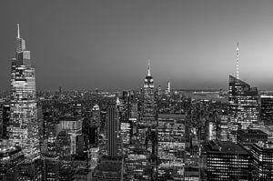 Panorama mit Empire State Building von Karsten Rahn