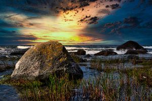 Island of Rügen - Rocks on the shore by Max Steinwald