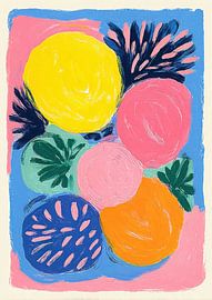 Fruits Risograph Pastel sur Niklas Maximilian