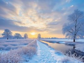 Winterlandschap op de Veluwe - landschapsfotografie 4 van The Photo Artist