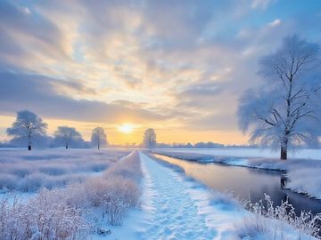 Winterlandschap op de Veluwe - landschapsfotografie 4 van The Photo Artist