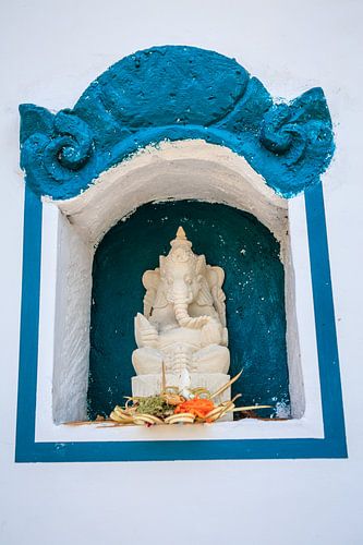 Ganesha beeld ergens in Ubud, Bali.