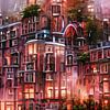Amsterdam in digital art by Bert Nijholt