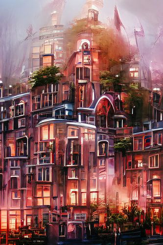 Amsterdam in digital art