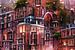 Amsterdam in digital art van Bert Nijholt