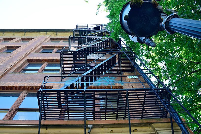 Looking up the stairs by Frank's Awesome Travels