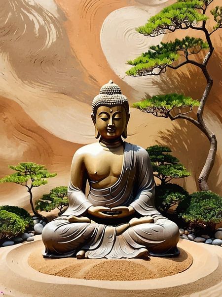 Bouddha / Boeddha par MIROKKU