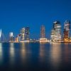Panorama skyline Rotterdam: Wilhelminapier aan de Maas van Martijn Smeets