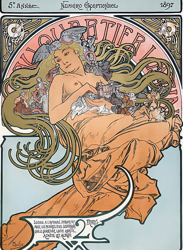 Zodiac im Jugendstil
