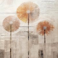 Drie Paardenbloemen - Abstract