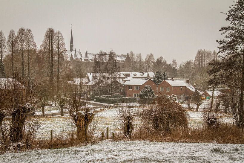 Simpelveld in de sneeuw by John Kreukniet