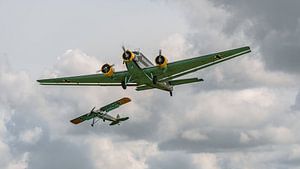 Alte Zeiten wiederbelebt: Junkers 52 & Fieseler Storch.
