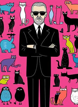 Business Chaos in Pop Art van Karina Brouwer