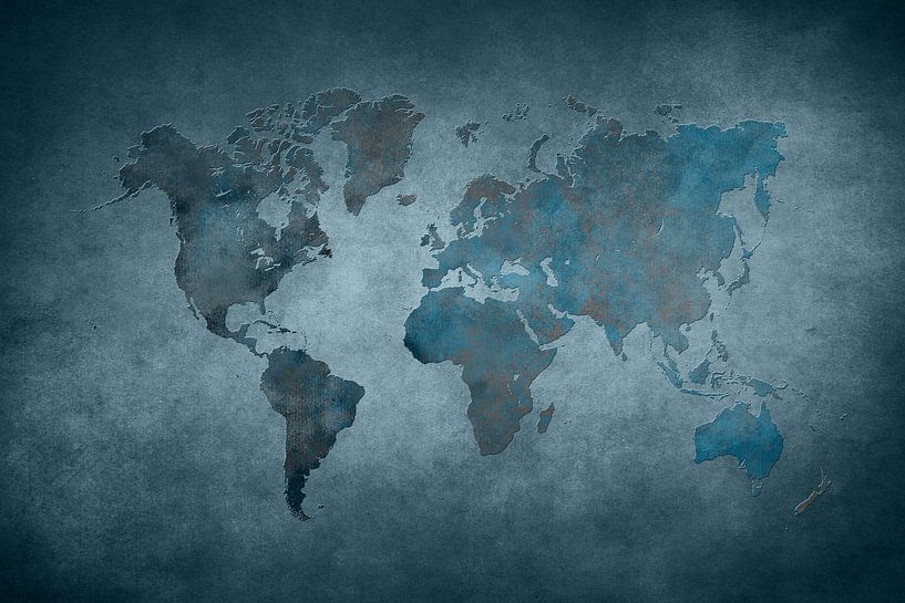 World map 29 #map #worldmap by JBJart Justyna Jaszke