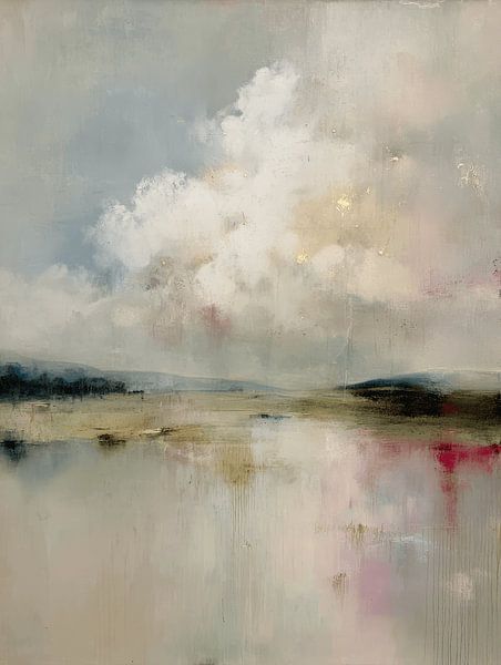 Golden Clouds by Japandi Art Studio