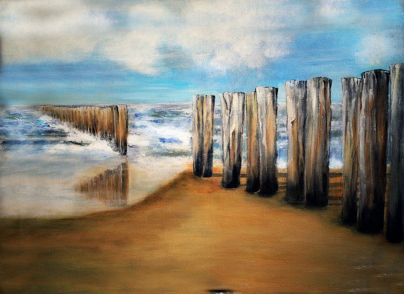 &quot;soldiers of the sea..&quot; beach Domburg by Els Fonteine