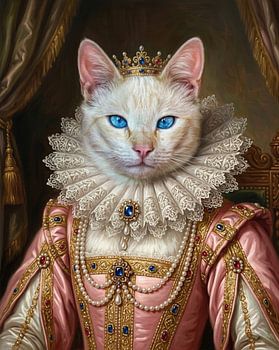Majestic Cat, Anthropomorphic Cat Portrait