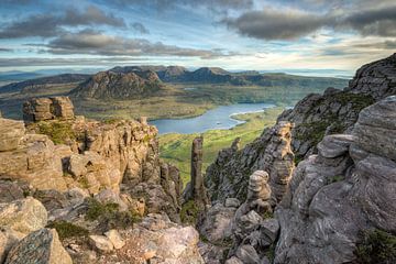 View from Stac Pollaidh #1 by Michael Valjak
