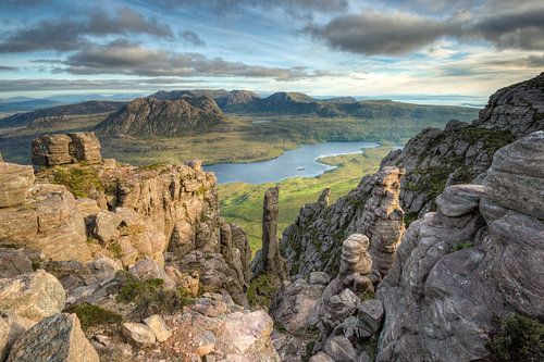 Blick vom Stac Pollaidh #1 von Michael Valjak