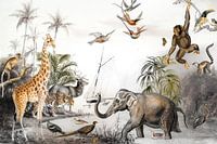 Wilde dieren poster kinderkamer