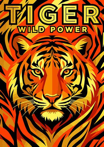 La puissance sauvage du tigre