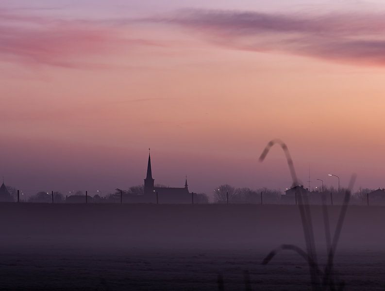 silhouette of Heteren by Tania Perneel