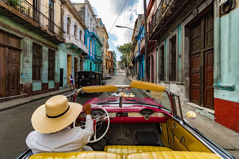 Balade en taxi à La Havane par Laurens Kleine
