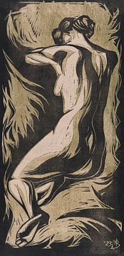 Naakte vrouw, Meijer Bleekrode, 1923 van Atelier Liesjes