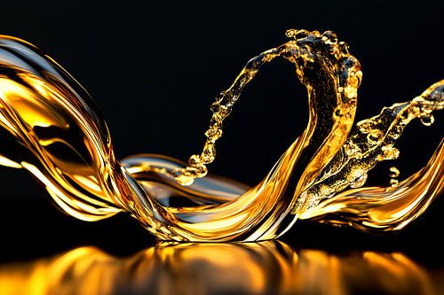 Abstract Alchemy - Golden Elixir III