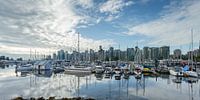 Panorama van Vancouver stad Canada von Menno Schaefer Miniaturansicht