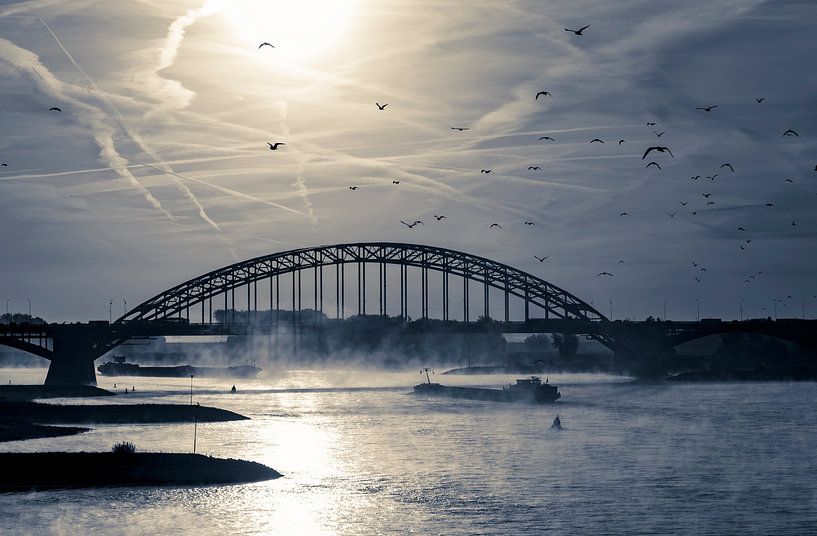 Waal bei Nijmegen von Henk Kersten