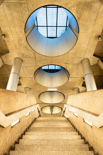 Nuremberg stairway ascent underground station Plärrer