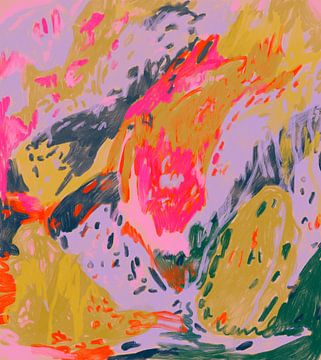 Summer Walk - digitale tekening van studio esther walter