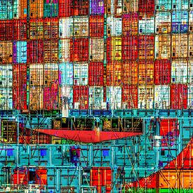 Container_Composition_blurred_02. van Manfred Rautenberg Photoart