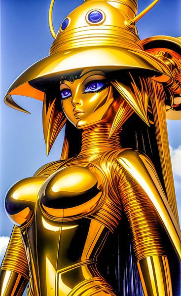 GOLDEN ROBOT van The Art of Mark Fischer